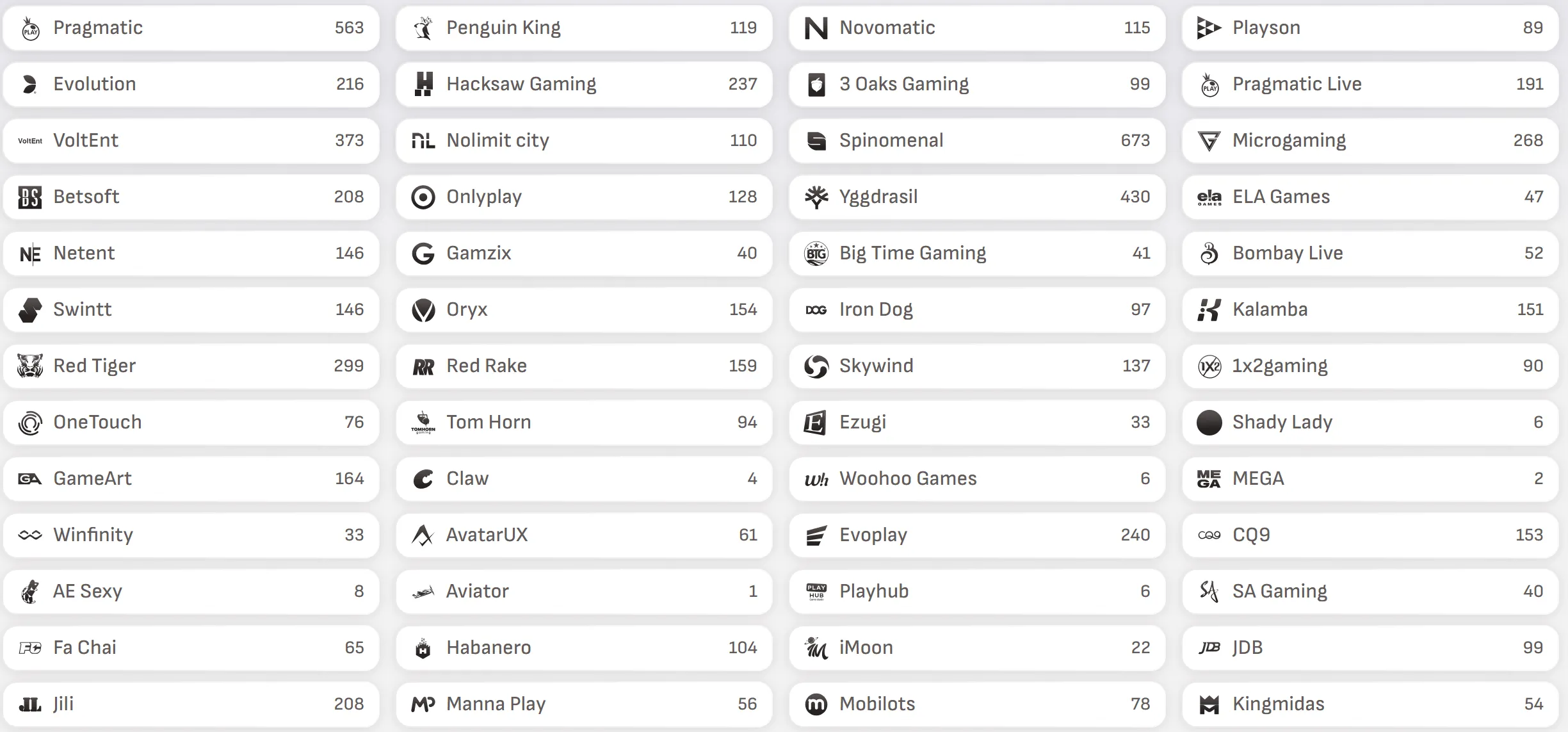 lokifu88 casino providers